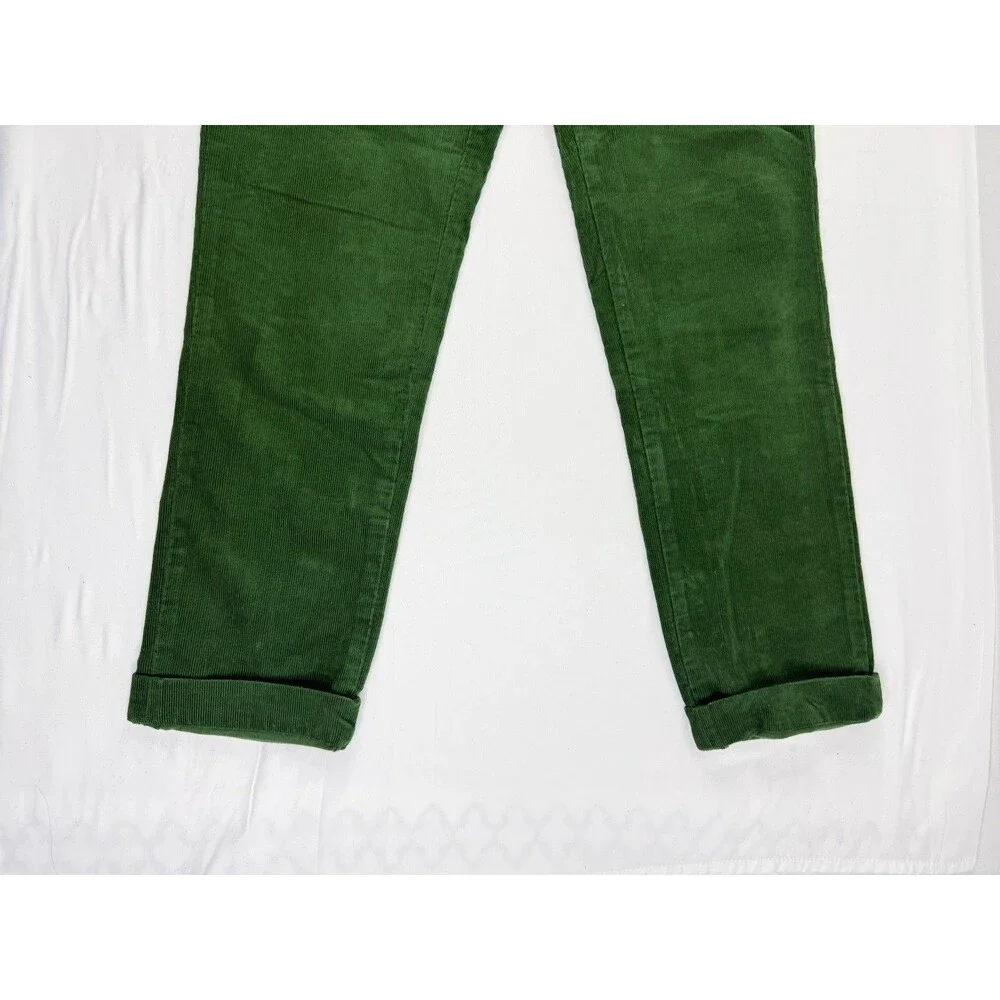 Polo Ralph Lauren Rugby Corduroy Pants Size 32 Mens Preppy Green Chino